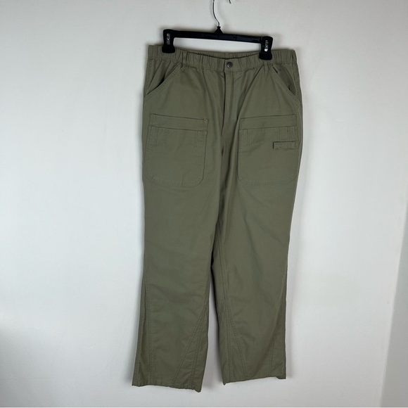 Free People Green Voyage Utility movement Cargo Pant in Cowboy - Picture 3 of 6
